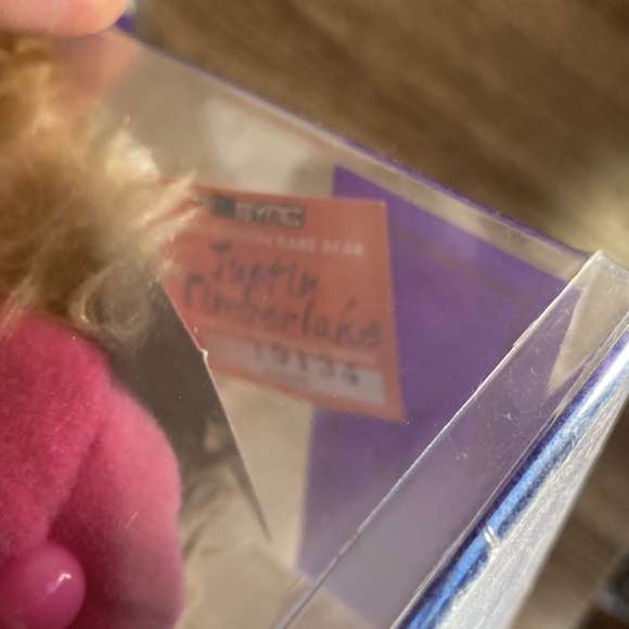 Set of 2 NSYNC Collectible 2000 Limited Edition RARE Bear Justin Timberlake - Picture 6 of 8